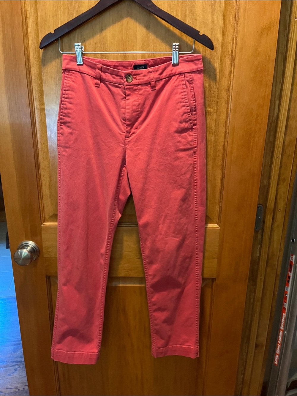 J. Crew Coral-Red Women’s Chino Pants